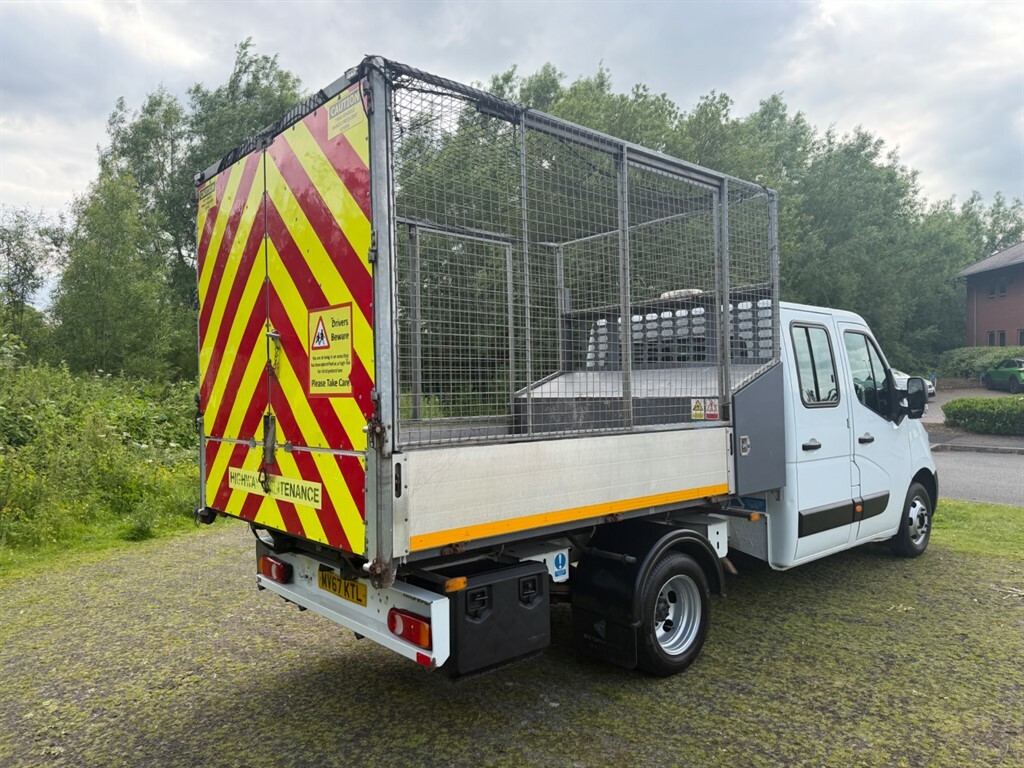Vauxhall Movano L3h1 R3500 Cage Tipper 1 Council Owner White #3