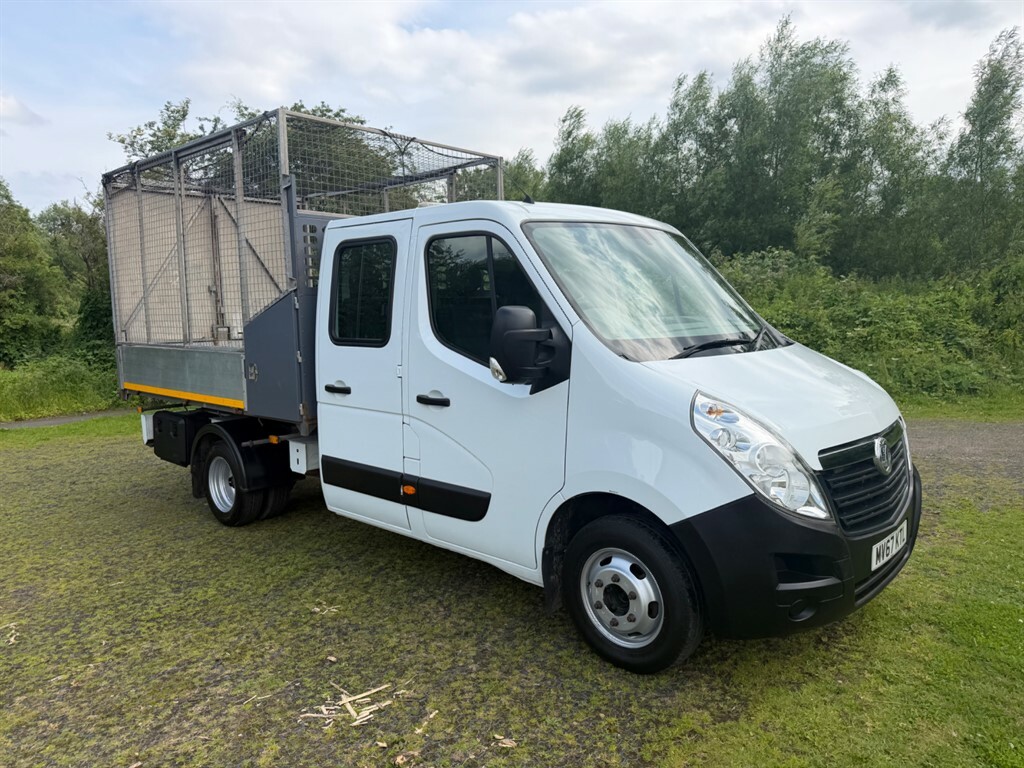 Vauxhall Movano L3h1 R3500 Cage Tipper 1 Council Owner White