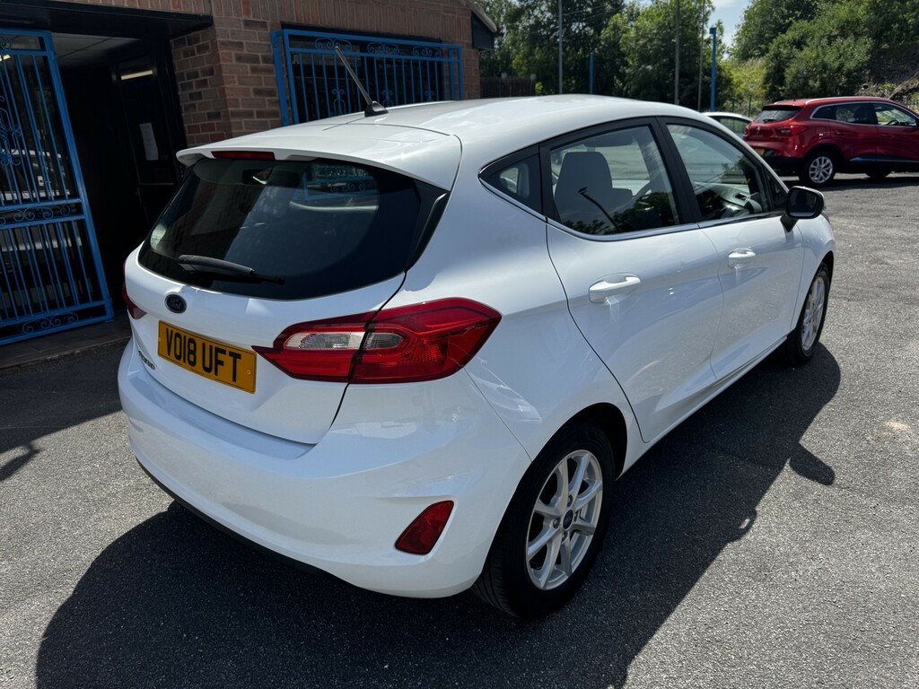 Ford Fiesta 1.0 T Ecoboost Zetec 2018 White #5