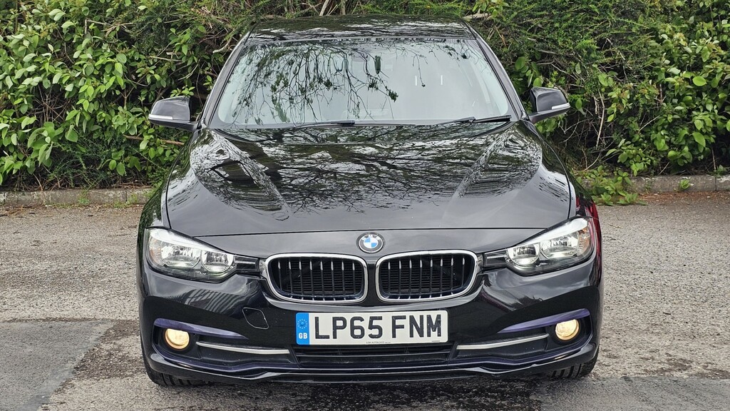 BMW 3 Series 2.0 320D Sport Saloon LP65FNM Black #2
