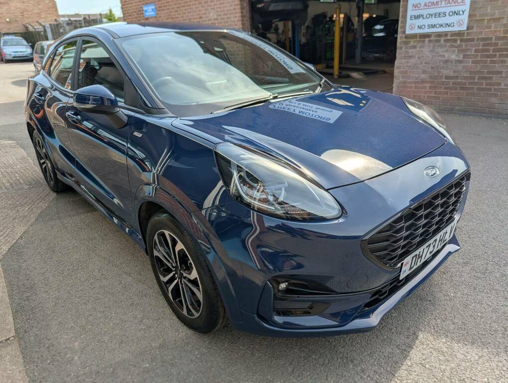 Ford Puma 1.0 Ecoboost Hybrid Mhev St-line Dct Blue
