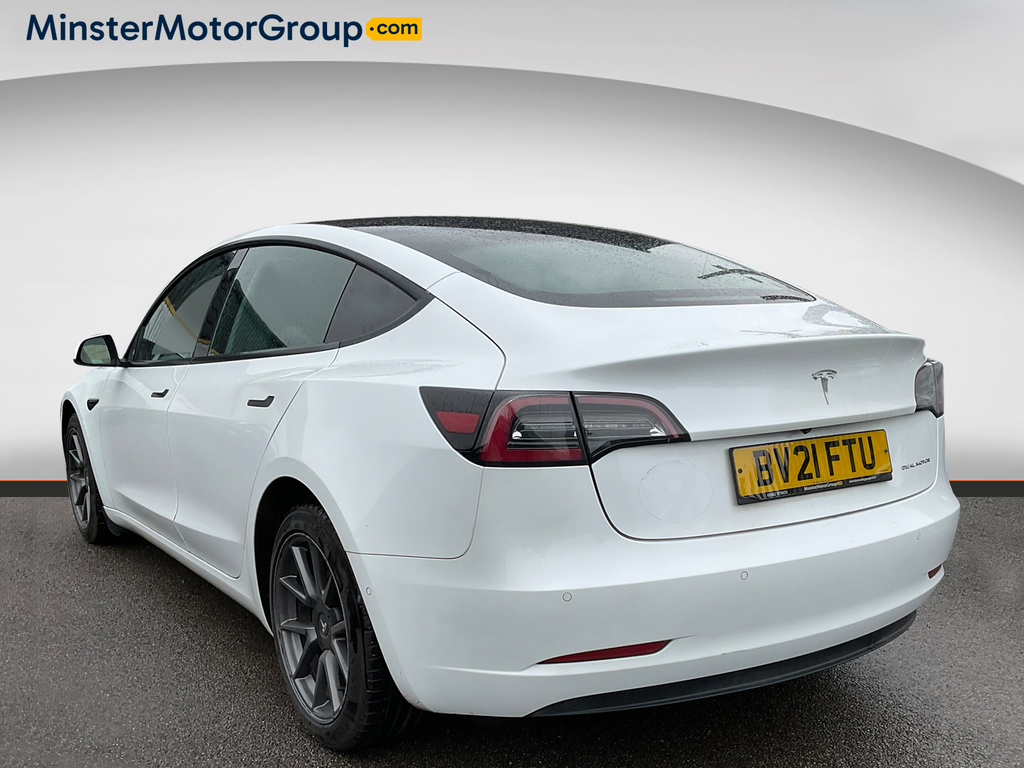 Tesla Model 3 Long Range Awd BV21FTU White #4