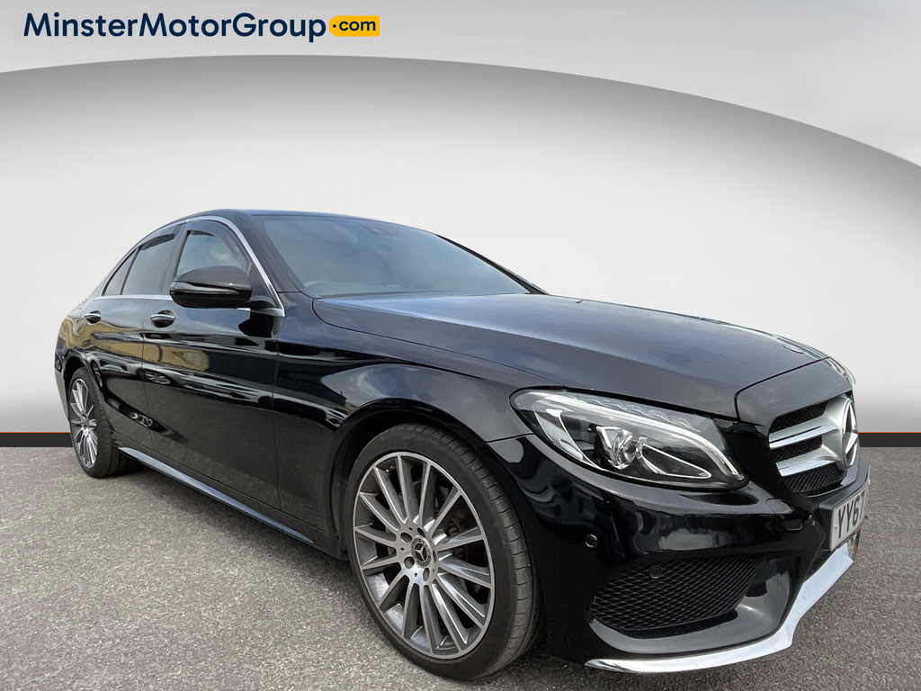 Mercedes-Benz C Class C 200 Amg Line Premium 4Mat A Black