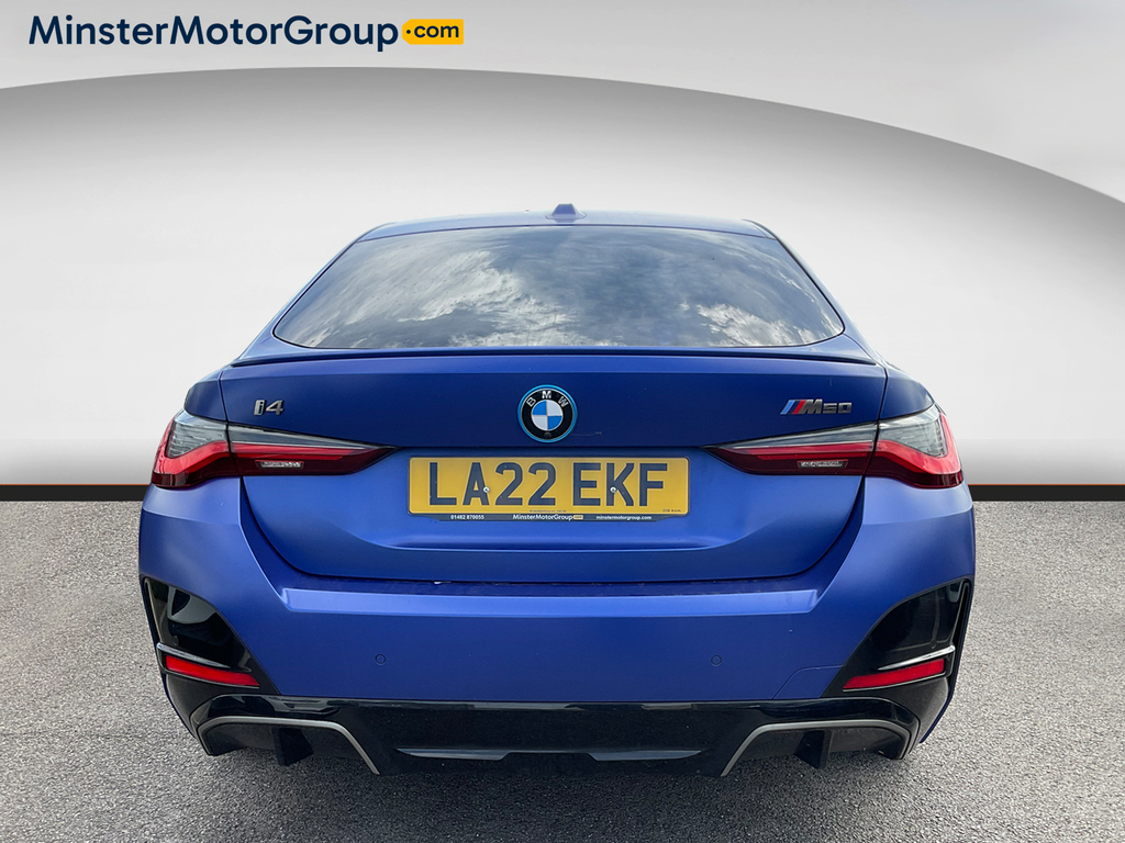 BMW i4 M50 Blue #4