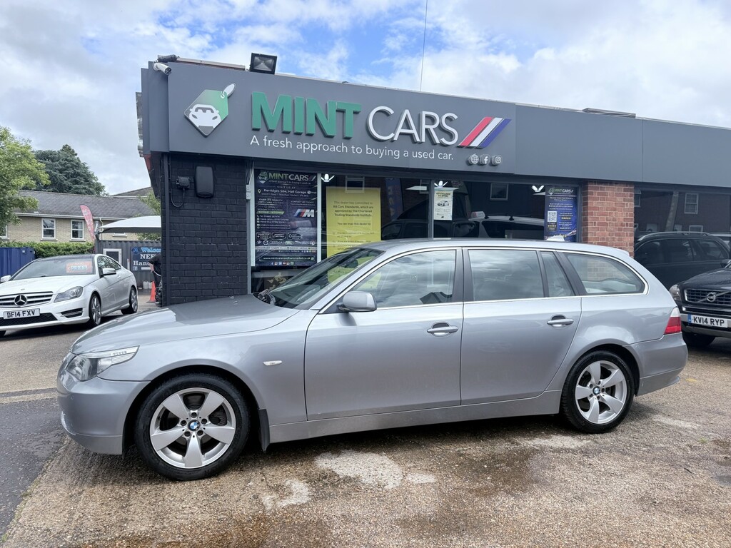 BMW 5 Series Estate 2.5 525D Se Touring 200606 Silver #4