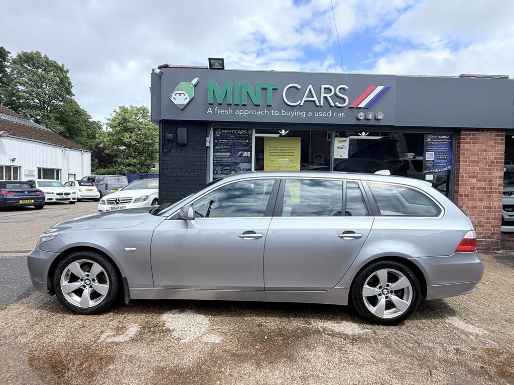 BMW 5 Series Estate 2.5 525D Se Touring 200606 Silver #5