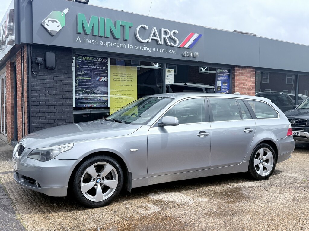 BMW 5 Series Estate 2.5 525D Se Touring 200606 Silver #3