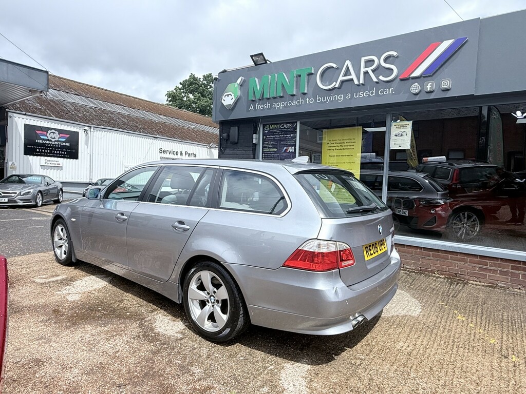 BMW 5 Series Estate 2.5 525D Se Touring 200606 Silver #6