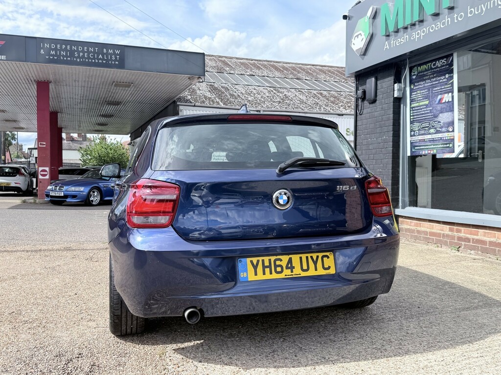 BMW 1 Series 1.6 116D Efficientdynamics 5-Door Blue #6