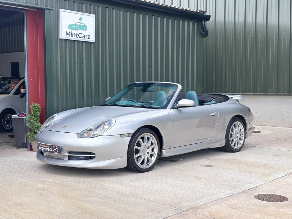 Porsche 911 Convertible 3.4 996 Carrera 4 2001Y Silver