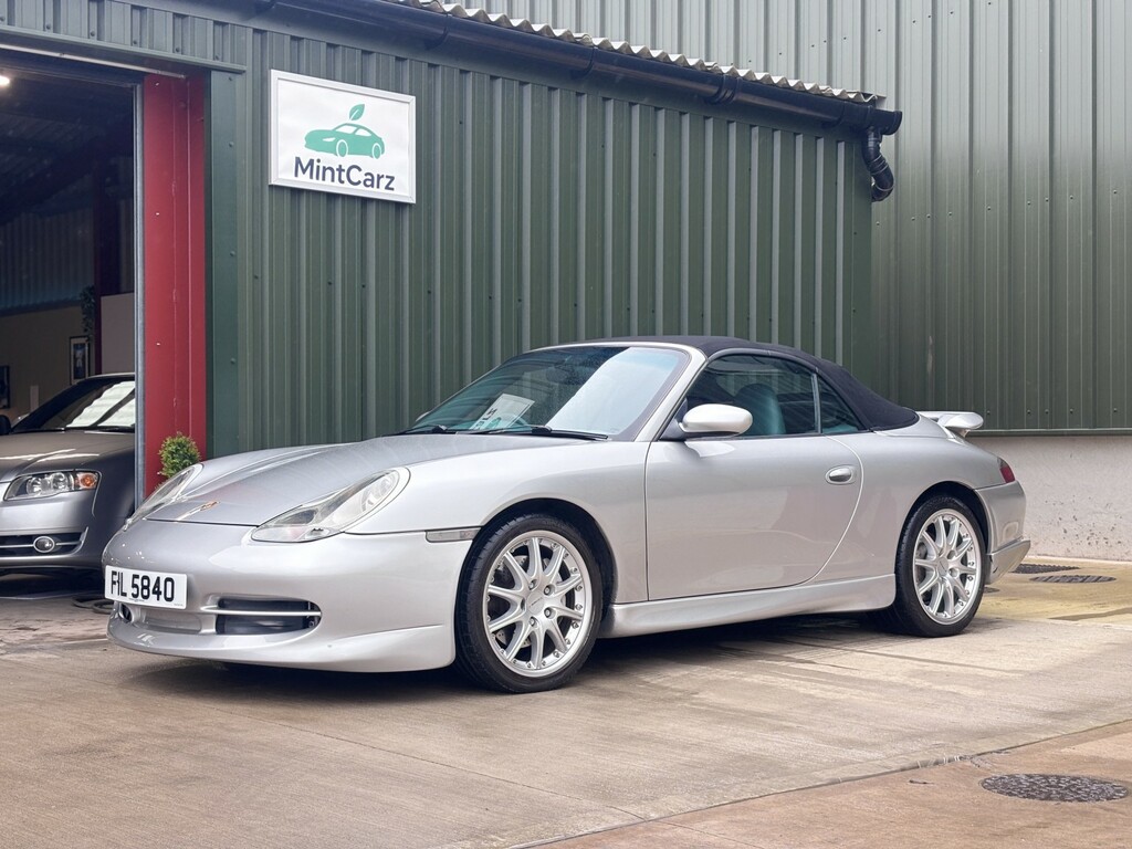 Porsche 911 Convertible 3.4 996 Carrera 4 2001Y Silver
