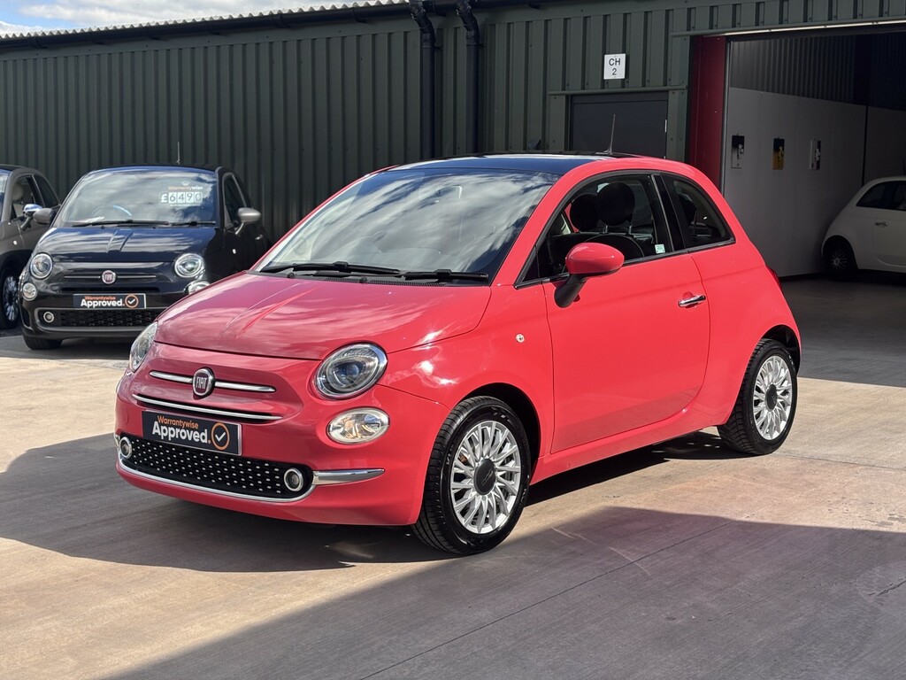 Fiat 500 Hatchback 1.2 500 My17 1.2 69Hp Lounge 2016 WP16VUO Pink #5