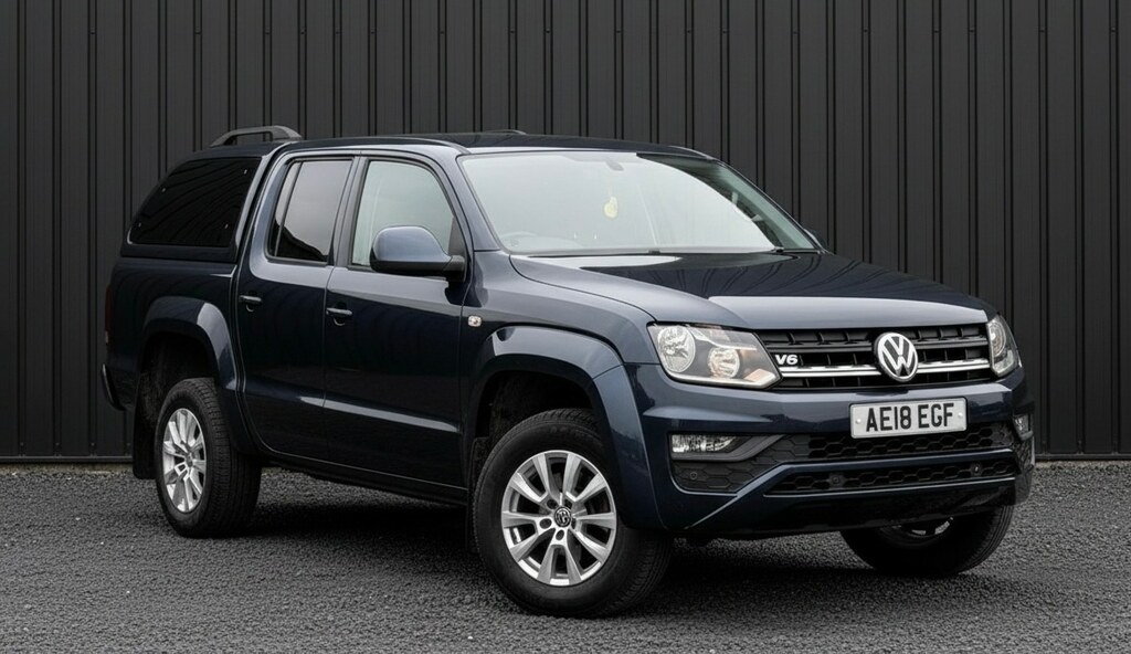 Volkswagen Amarok Dcab Pick Up Trendline 3.0 V6 Tdi 204 Bmt 4M Blue