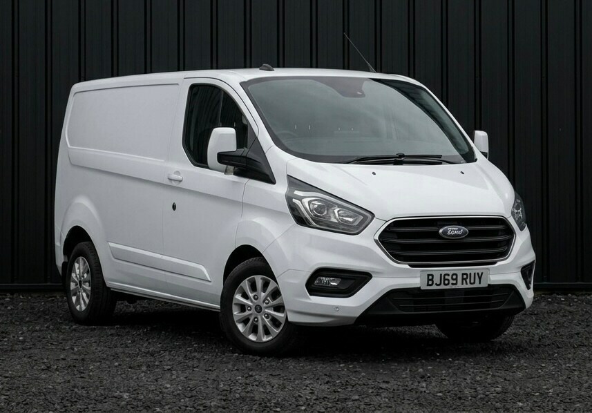 Ford Transit Custom 2.0 Ecoblue 130Ps Low Roof Limited Van BJ69RUY White
