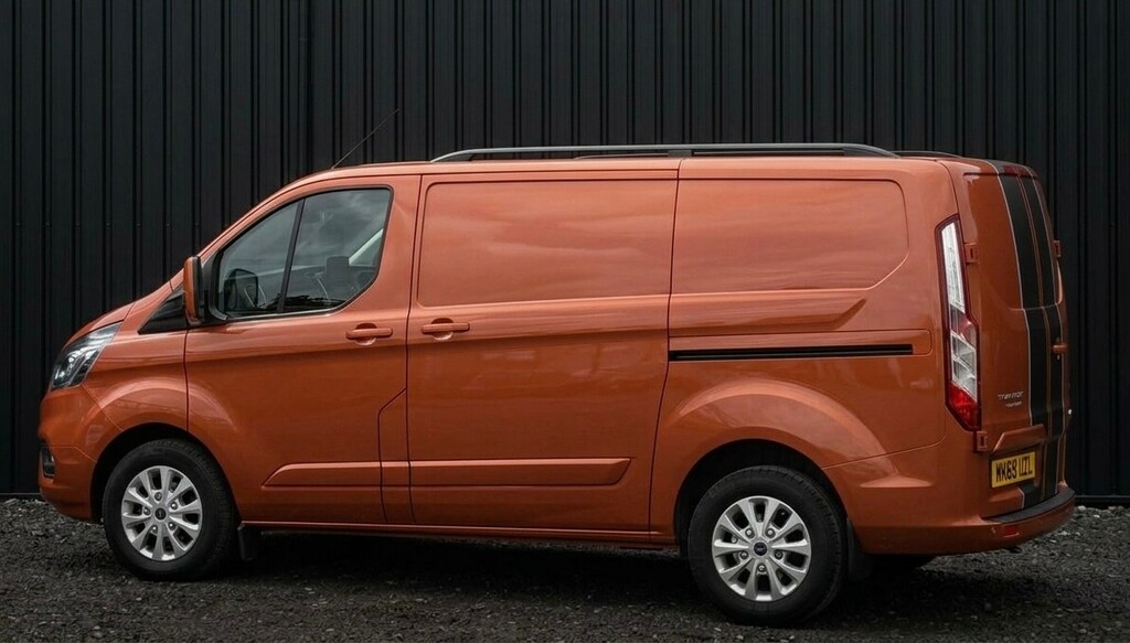 Ford Transit Custom 2.0 Ecoblue 130Ps Low Roof Limited Van WK69UZL Orange #5