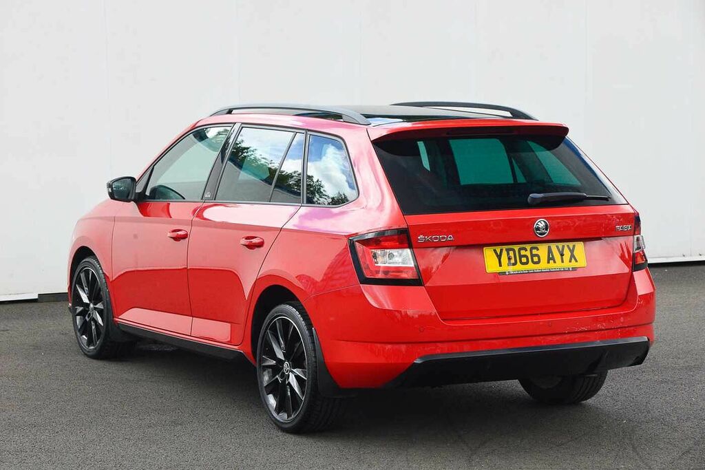 Skoda Fabia 1.2 Tsi Monte Carlo YD66AYX Red #3