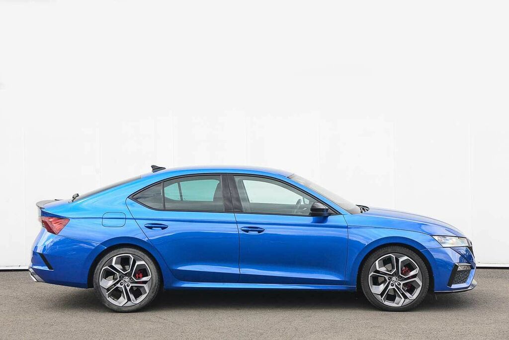 Skoda Octavia 2.0 Tdi 200 Vrs Dsg DE72HZU Blue #4