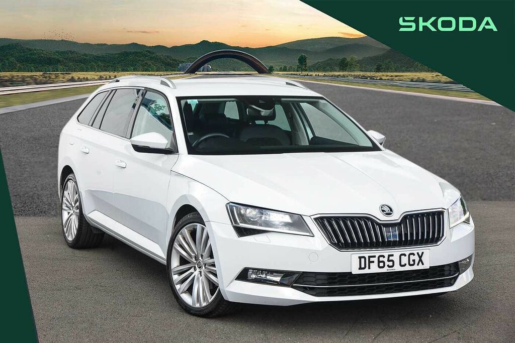 Skoda Superb 2.0 Tdi Cr Se L Executive Dsg DF65CGX White