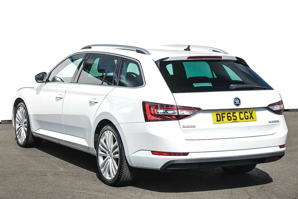 Skoda Superb 2.0 Tdi Cr Se L Executive Dsg DF65CGX White #3