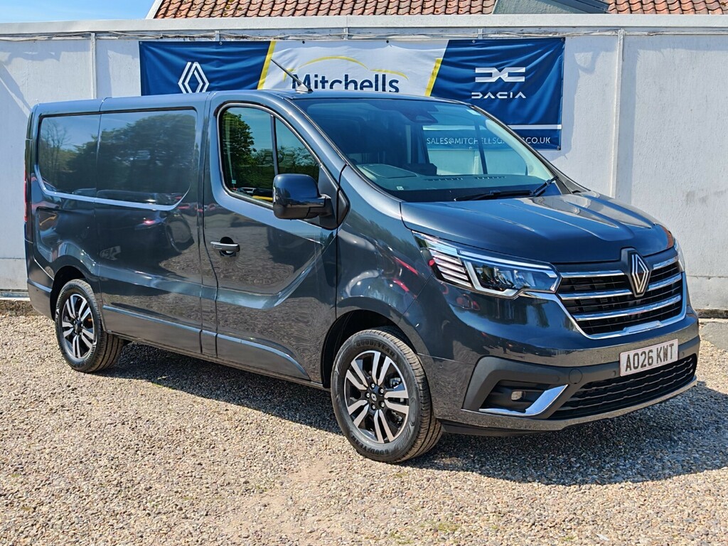 Renault Trafic Sl30 Blue Dci 150 Extra Sport Safety Van Grey