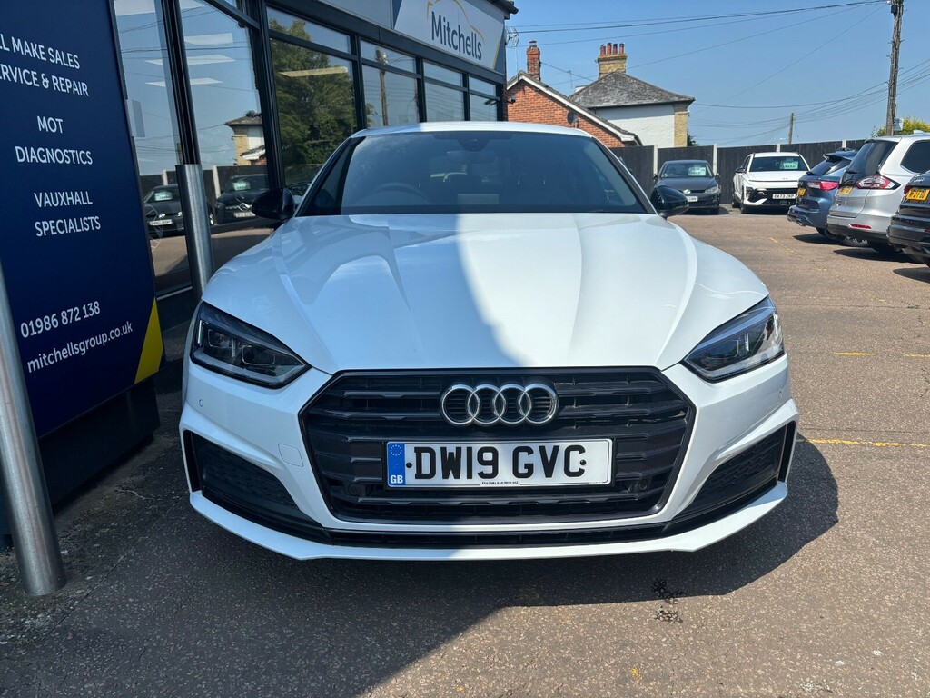 Audi A5 40 Tdi Black Edition S Tronic DW19GVC White #2
