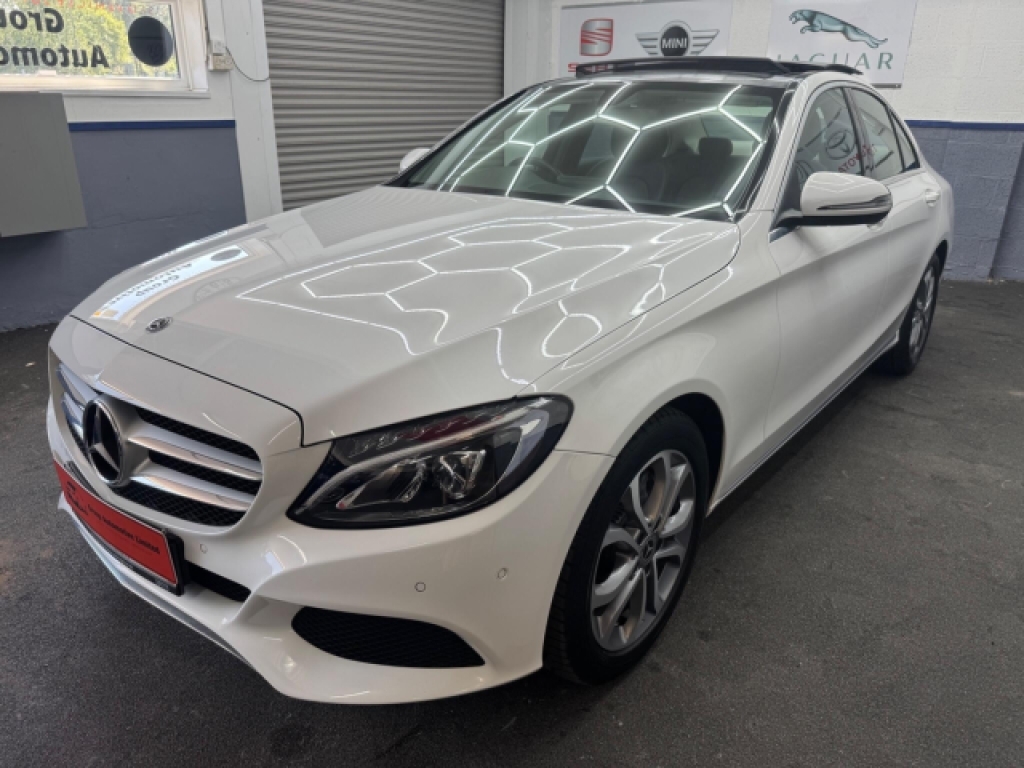 Mercedes-Benz C Class 2.0 C200 Sport G-tronic Euro 6 S S White #5