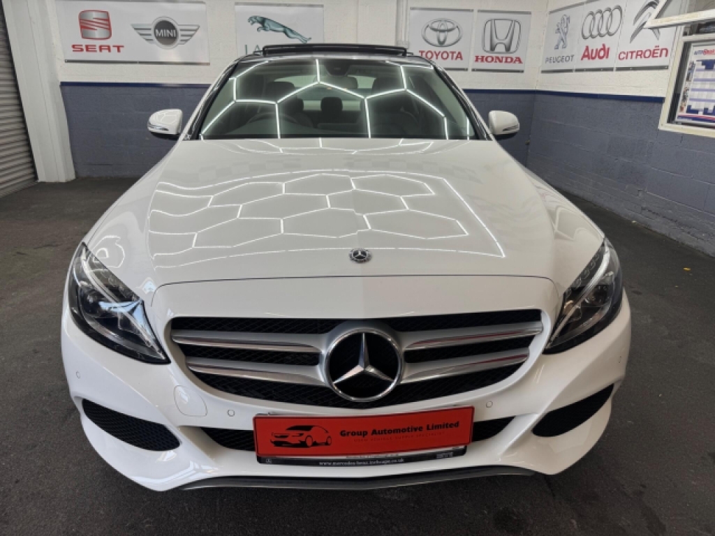 Mercedes-Benz C Class 2.0 C200 Sport G-tronic Euro 6 S S White #4