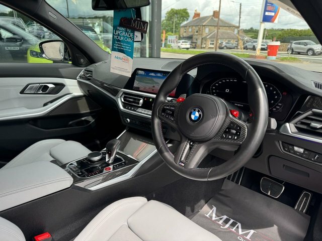 BMW M3 2021 3.0 Biturbo Competition Saloon Ste WF71DWE Grey #4