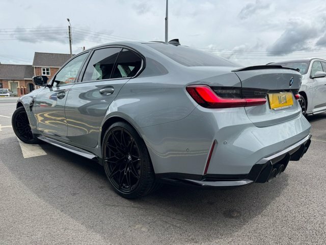 BMW M3 2021 3.0 Biturbo Competition Saloon Ste WF71DWE Grey #2