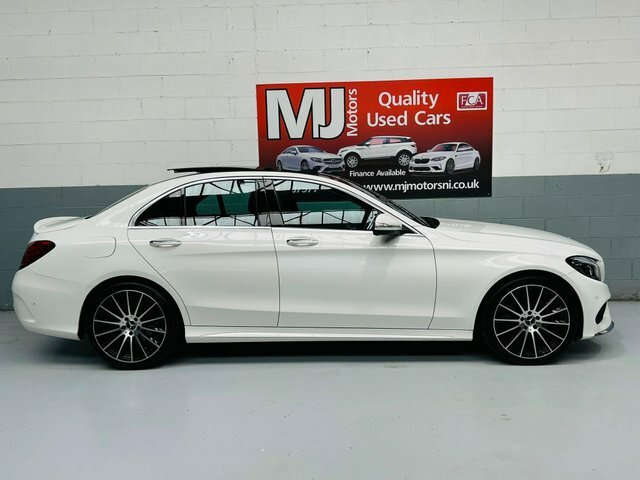 Mercedes-Benz C Class C250 Bluetec Amg Line White #4