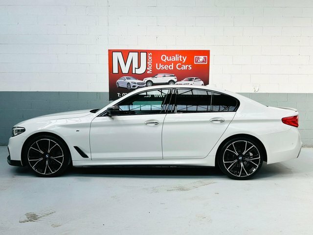 BMW 5 Series 520D M Sport White #6