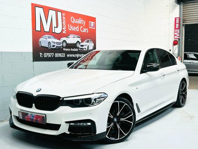 BMW 5 Series 520D M Sport White #5