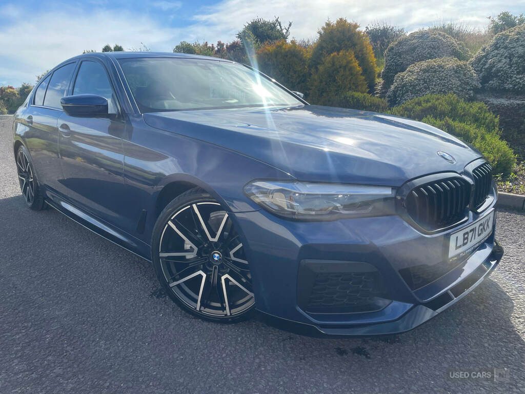 BMW 5 Series 520D Mht M Sport Step Blue