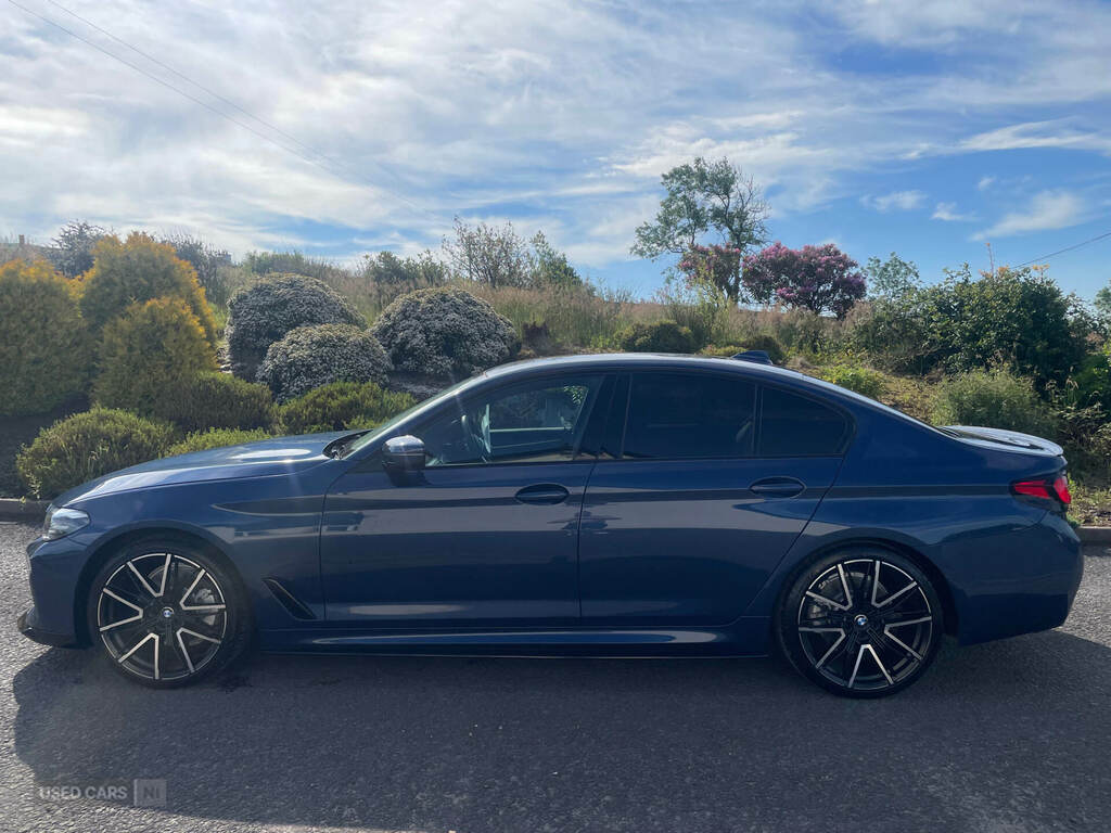 BMW 5 Series 520D Mht M Sport Step Blue #4