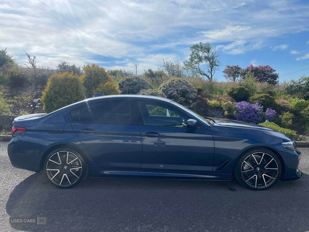 BMW 5 Series 520D Mht M Sport Step Blue #6