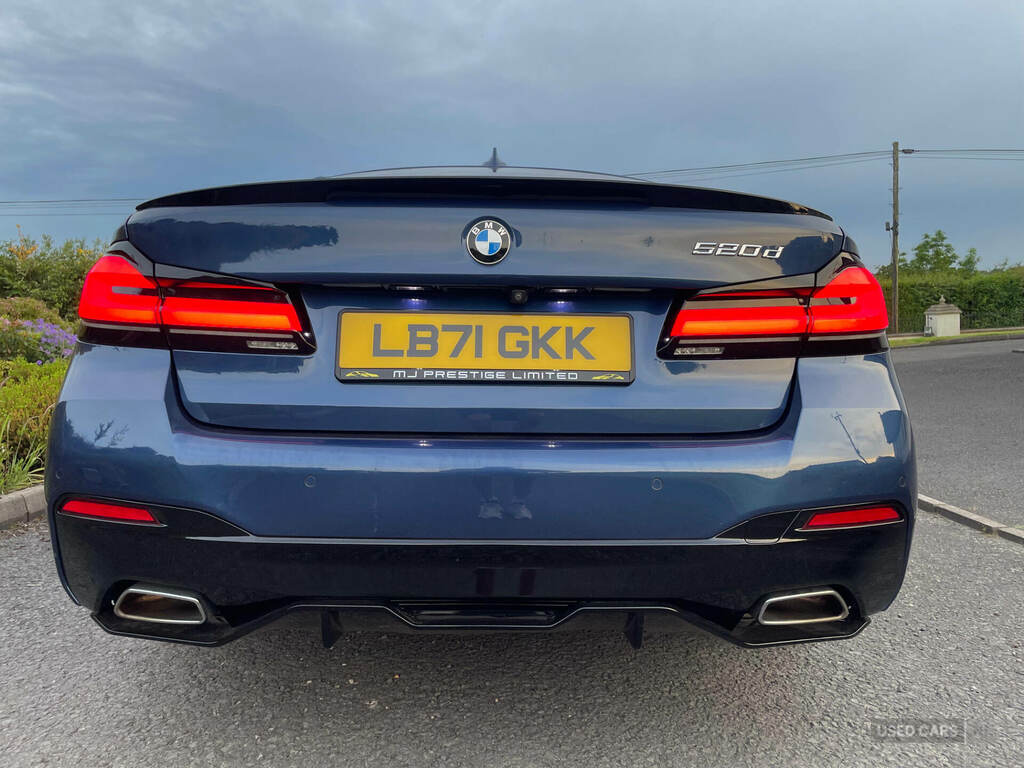 BMW 5 Series 520D Mht M Sport Step Blue #6