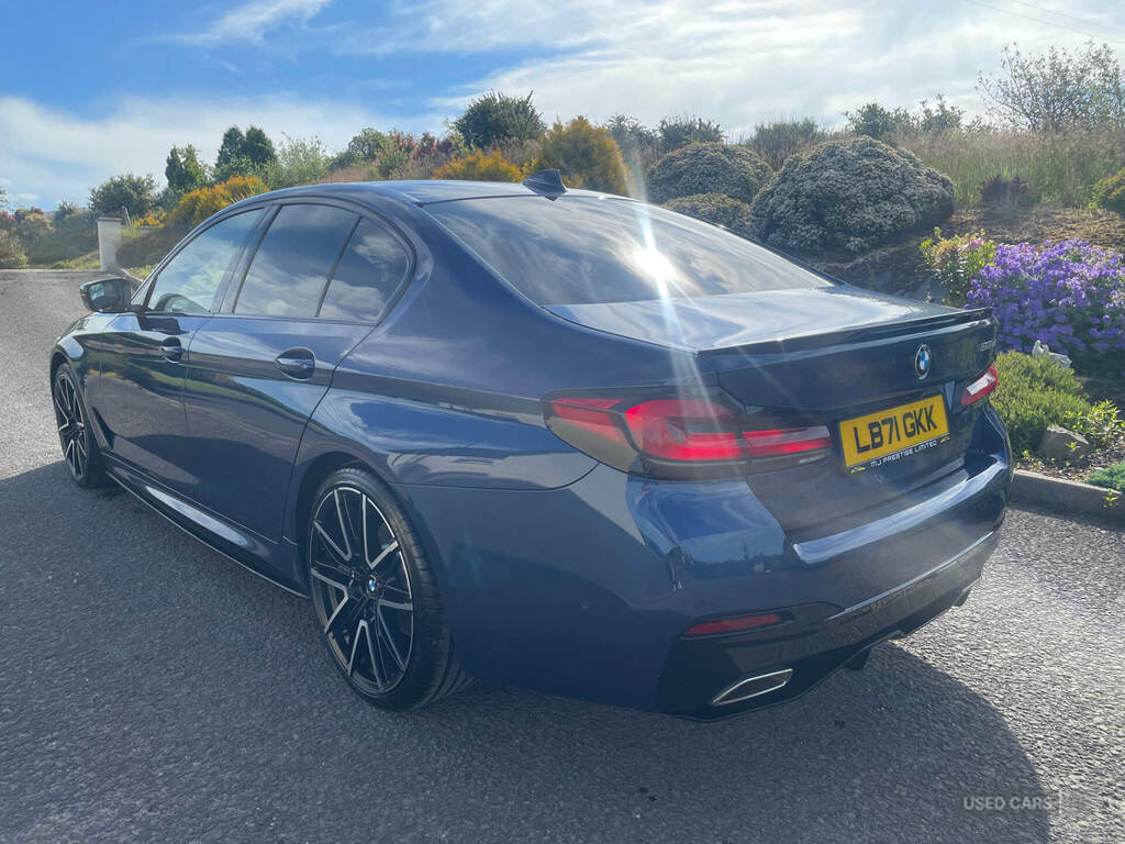 BMW 5 Series 520D Mht M Sport Step Blue #5
