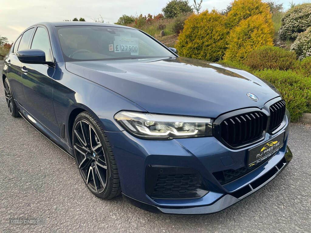 BMW 5 Series 520D Mht M Sport Step Blue #3