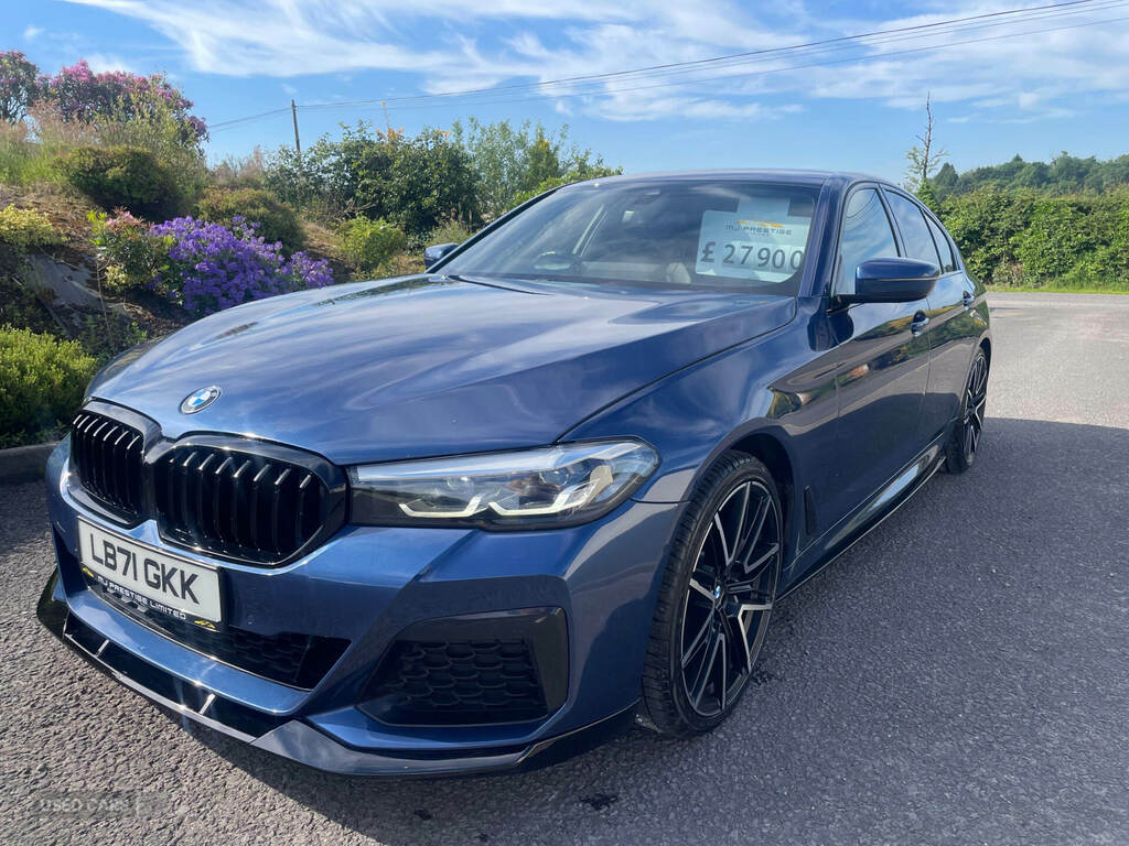 BMW 5 Series 520D Mht M Sport Step Blue #3