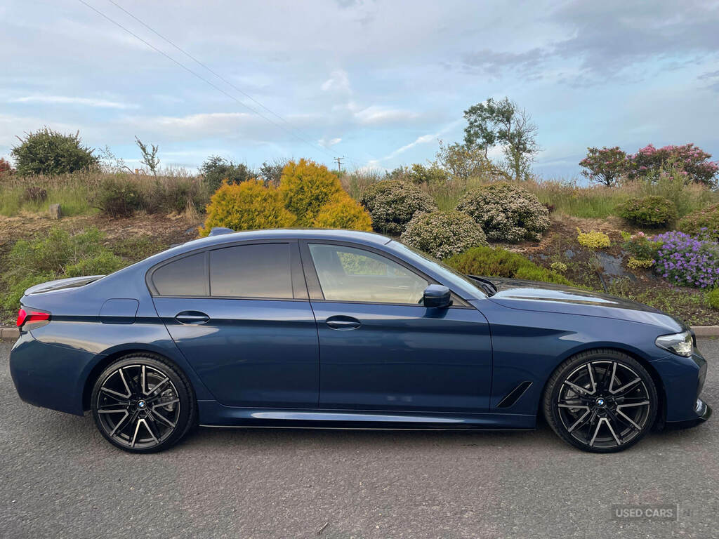 BMW 5 Series 520D Mht M Sport Step Blue #4