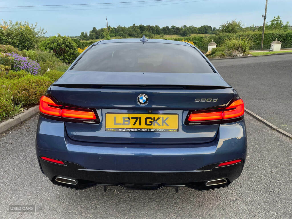 BMW 5 Series 520D Mht M Sport Step Blue #5