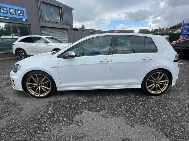 Volkswagen Golf 2.0 Tsi Bluemotion Tech R Hatchback Dsg ML16DYJ White #5