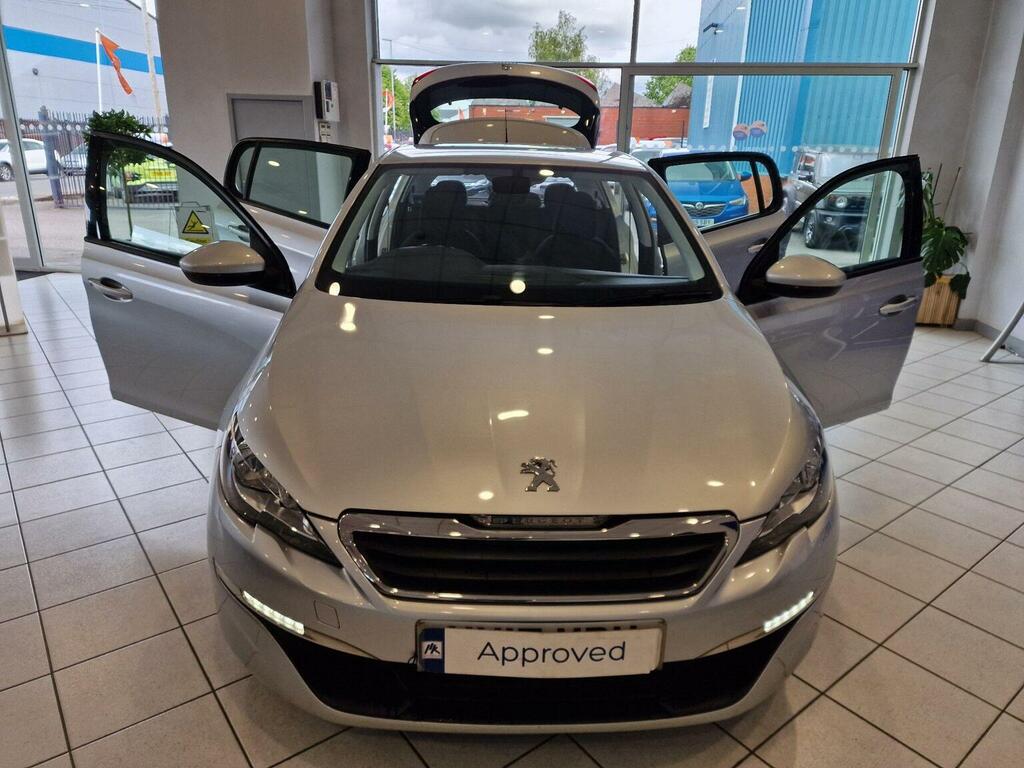Peugeot 308 Hatchback 1.6 Bluehdi Active Euro 6 Ss 201 YY17MRU Silver #5