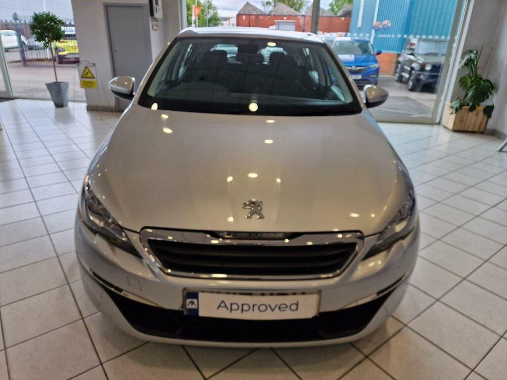 Peugeot 308 Hatchback 1.6 Bluehdi Active Euro 6 Ss 201 YY17MRU Silver #2