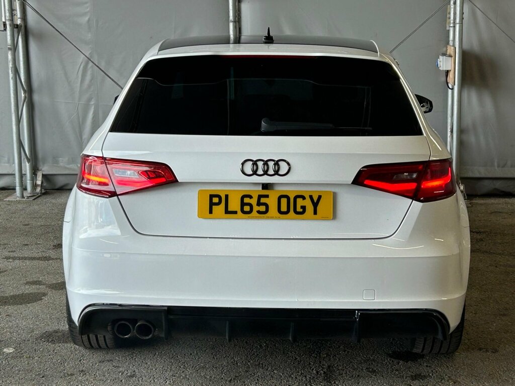 Audi A3 2.0 Tdi S Line Sportback S Tronic Quattro Euro 6 PL65OGY White #5