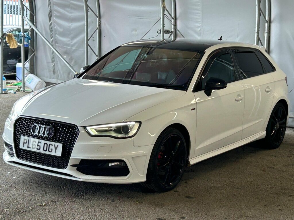 Audi A3 2.0 Tdi S Line Sportback S Tronic Quattro Euro 6 PL65OGY White #3