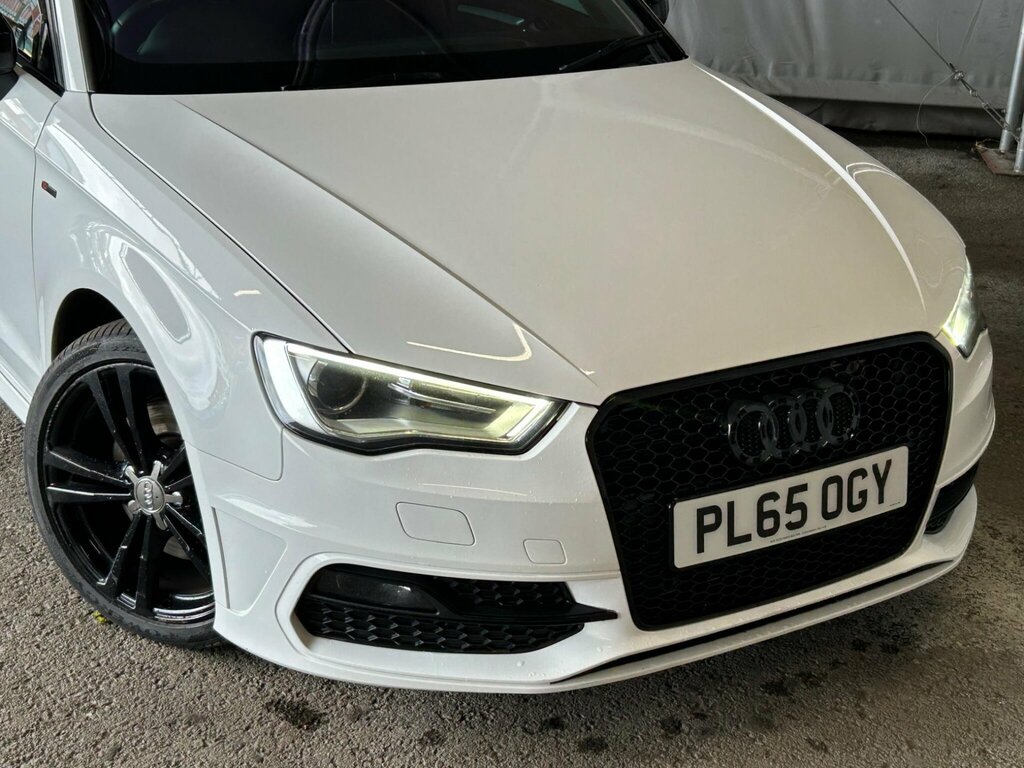 Audi A3 2.0 Tdi S Line Sportback S Tronic Quattro Euro 6 PL65OGY White #2