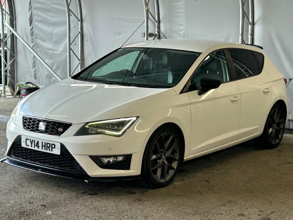 Seat Leon 2.0 Tdi Cr Fr Euro 5 Ss CY14HRP White #3