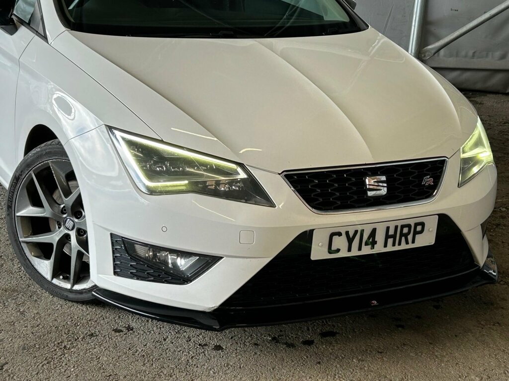 Seat Leon 2.0 Tdi Cr Fr Euro 5 Ss CY14HRP White #2
