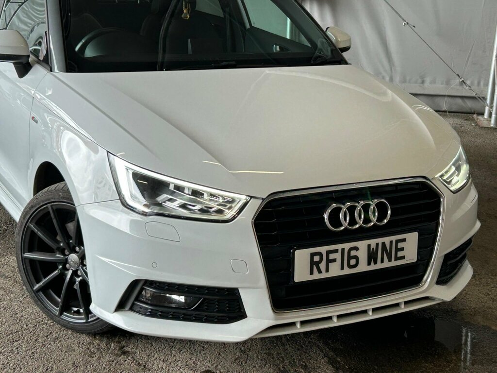 Audi A1 1.4 Tfsi S Line Sportback S Tronic Euro 6 Ss White #2